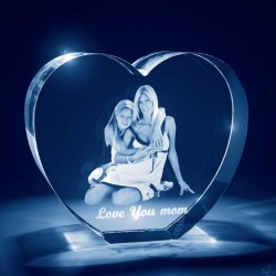 3D Crystal Heart